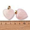 Natural Rose Quartz Pendants G-G287-01G-09-3
