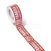 Self-Adhesive Paper Warning Tag Stickers X-DIY-K039-04C-2