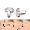 Letter Slider Beads for Watch Band Bracelet Making ALRI-O012-T-NR-3