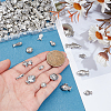 142Pcs 16 Styles Tibetan Style Zinc Alloy Beads FIND-PH0062-06-3