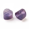 Natural Amethyst European Beads X-G-F580-C02-2