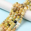 Natural Yellow Opal Beads Strands G-Q1001-A02-01-4