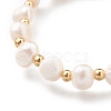 Stretch Beaded Bracelets BJEW-O181-01G-2