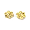 Rack Plating Brass Beads Caps KK-B088-05C-G-2