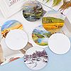 Wood and Linen Painting Canvas Panels DIY-NB0001-72B-2