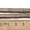 Electroplated Non-magnetic Synthetic Hematite Beads Strands G-C106-B02-09A-4