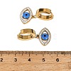 3 Pairs Evil Eye 304 Stainless Steel Enamel Hoop & Stud Earring Sets EJEW-Z166-02G-02-3