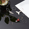Brass Wine Glass Charm Rings KK-PH0035-83-5