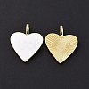 Brass Enamel Pendants KK-P204-14G-E-3