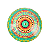 Mosaic Printed Glass Half Round/Dome Cabochons GGLA-N004-20mm-G-2