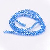 Electroplate Glass Beads Strands EGLA-R048-3mm-M-2