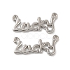 Non-Tarnish 304 Stainless Steel Pendants STAS-F284-11P-2