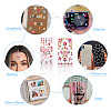 14Sheets 14 Colors Plastic Sticker FIND-TA0005-03-6