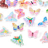 75Pcs 3 Styles Opaque Resin Enamel Cabochons CRES-TA0001-52-3
