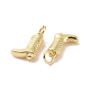 Rack Plating Brass Charms ZIRC-C042-08G-2
