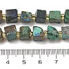 Natural Azurite Beads Strands G-G053-B20-03-5