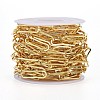 Soldered Brass Paperclip Chains CHC-G005-12G-5