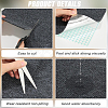 12Pcs Square Self-adhesion Polyester Carpet Tape DIY-CN0003-45C-6