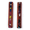 Transparent Resin & Wood Pendants RESI-N039-08-2