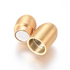 304 Stainless Steel Magnetic Clasps with Glue-in Ends STAS-F227-52-G-2