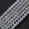 Electroplate Glass Bead Strands X-EGLA-R040-8mm-15-1