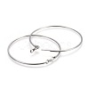 Tarnish Resistant 201 Stainless Steel Hoop Earrings EJEW-F188-24P-E-2
