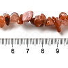 Natural South Red Agate Chips Bead Strands G-M205-40-4