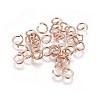 PVD Vacuum Plating 304 Stainless Steel Open Jump Rings X-STAS-L216-07C-RG-1