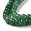 Dyed & Heated Natural White Jade Beads Strands G-G990-C03-4