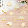 120Pcs 2 Styles Natural Maple Wood Beads WOOD-SC0002-28-7
