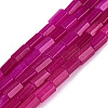 Dyed Natural Malaysia Jade Beads Strands GG-N002-01A-19-2