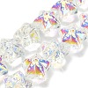 Electroplate Baking Paint Glass Beads Strands EGLA-K061-12A-2
