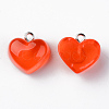 Transparent Resin Pendants RESI-R429-30-3