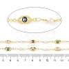 Enamel Lip Link Chains CHC-C006-02G-03-1-3