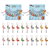 Alloy Enamel Pendant Locking Stitch Markers HJEW-AB00142-1
