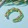 Handmade Opaque Acrylic Cable Chains AJEW-JB00890-03-3