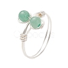 Natural & Synthetic Gemstone Finger Rings RJEW-JR00945-02-4