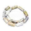 Natural White African Opal Beads Strands G-E530-16F-2