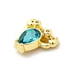 Alloy Rhinestone Pendants PALLOY-D330-02G-02B-2