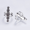 Alloy Pad Ring Settings X-PALLOY-K143-11P-2