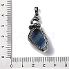 Natural Fluorite Pendants G-K338-42AS-02-3