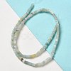 Natural Flower Amazonite Beads Strands G-B064-A35-2