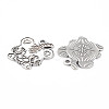 Tibetan Style Alloy Pendant Enamel Settings TIBEP-N010-004AS-RS-2