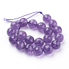 Natural Amethyst Beads Strands X-G-C073-10mm-3-2