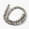 Natural Dalmatian Jasper Bead Strands G-G735-68F-8mm-2
