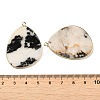 Natural Zebra Jasper Pendants G-K347-02G-02-3