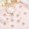 80Pcs Rack Plating Alloy Enamel Pendants ENAM-SC0006-72B-3