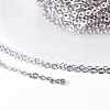 Tarnish Resistant 304 Stainless Steel Cable Chain STAS-I107-10P-1