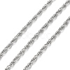 Tarnish Resistant 304 Stainless Steel Rope Chains CHS-G027-08B-P-1