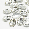 Pointed Back Glass Rhinestone Cabochons RGLA-T080-6x8mm-01-1